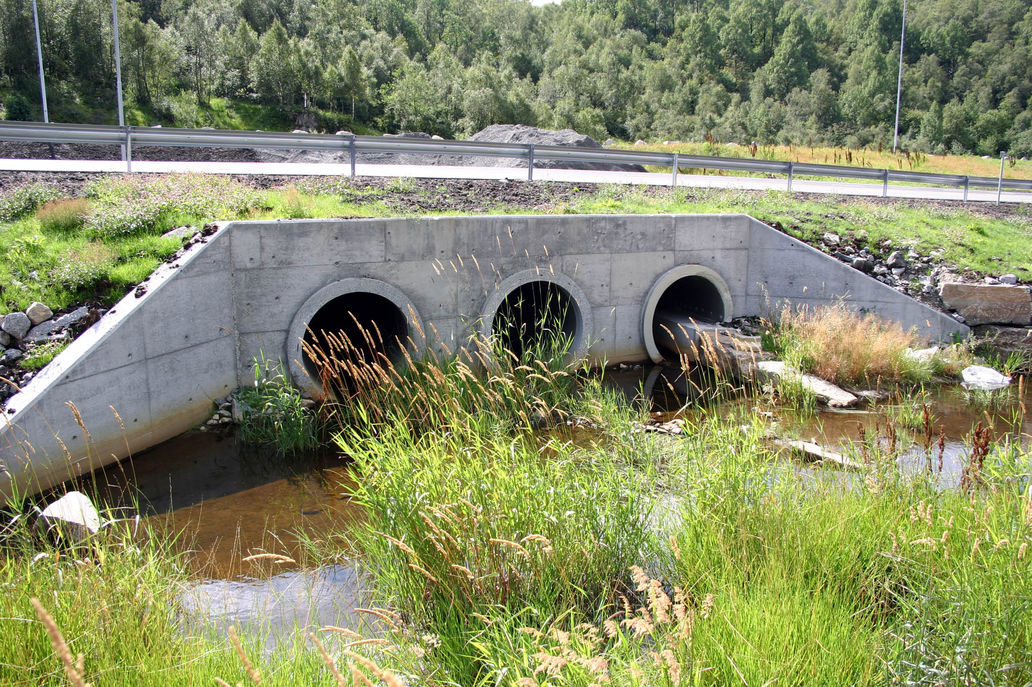 Hålandsbekken kulvert fra nord